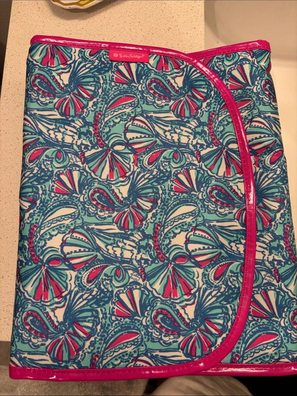 Lilly Pulitzer for Target Pink, Teal & Blue Hanging Jewelry Organizer